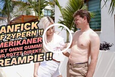 FANFICK AUF ZYPERN!! AMERIKANER ROTZT UNVERHÜTETEM CREAMPIE! ab 25 Tattoos Blond Rasiert Frau-Mann Urlaub Silikon AO Creampie Fremder Blowjob Nahaufnahme Doggystyle Reiten 