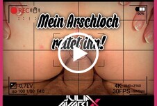 Anal CloseUp! Mein Arsch reitet ihn! ab 25 Blond Rasiert Frau-Mann Natur Analsex AO Nahaufnahme Reiten Plug 