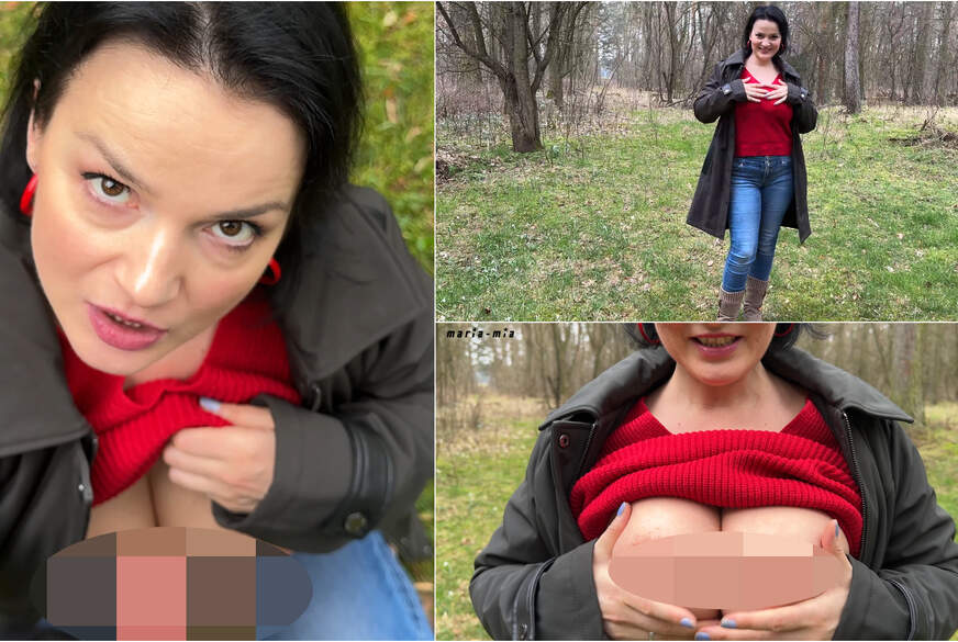 Kleine Snackpause im Wald für einen B**wjob von Maria-Mia