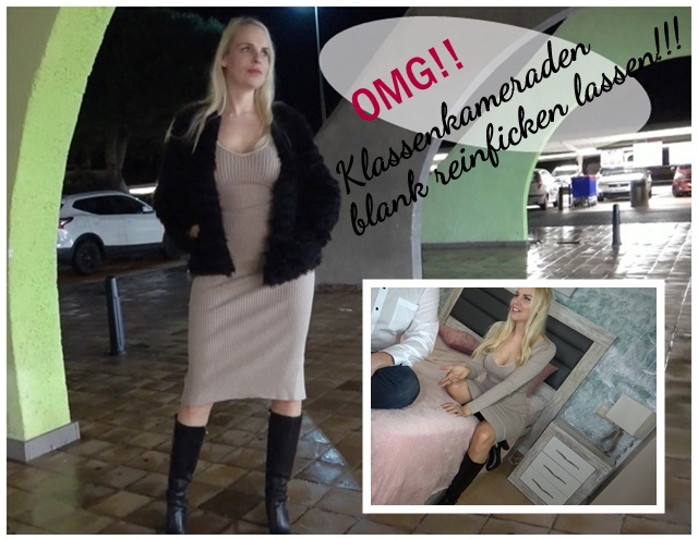 Ehemaligen Klassenkameraden blank reinficken lassen  inkl SQUIRT Ich war wollte eben noch kurz was besorgen und da lief mir ein ehemaliger Klassenkamarad über den Weg , wow das ist ja schon ewig her. Da muss man die Situation doch voll ausnutzen und das Treffen etwas vertiefen. Wir waren erst essen udn dabei habe ich ihm vn meinem ungewöhnlichen Hobby erzählt. Er war total baff und fragte mich aber auch gleich, ob er auch mal ran darf....  ob wohl er verheiratet ist???\' oha das macht mich ja schon wieder ganz geil, klar wie konnte ich da nein sagen , hab mich geil von ihm  in geilen Stellungen durchbumsen lassen und mir dann die geile Sacksahne in meine Fresse spritzen lassen. Geht das zu weit?