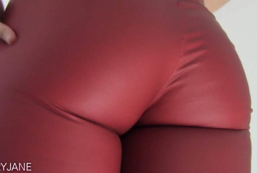 Rote Wetlookleggings - W***sanweisung von MaryJane pic2