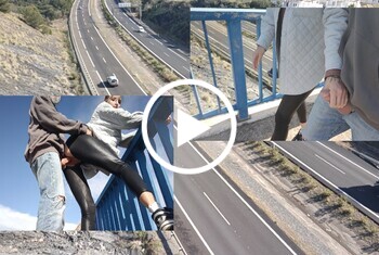 Auf der Autobahnbrücke gefickt Auf der Autobahnbrücke gefickt