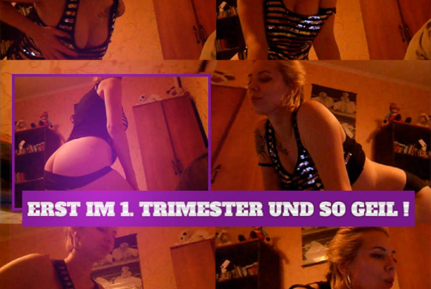 HeisseAnne: Erst im 1. Trimester und so geil !