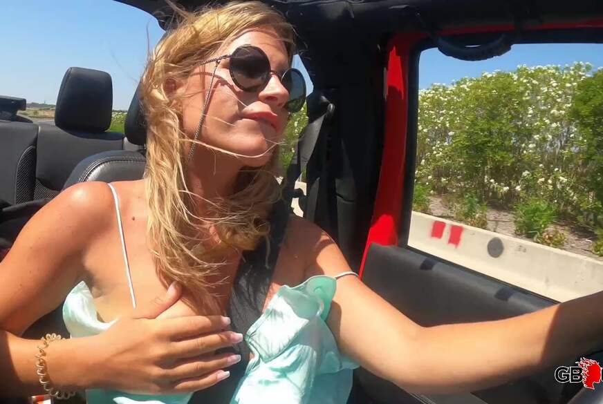 Geiler AO Public F**k im Auto mit Stephanie von Der-Chief