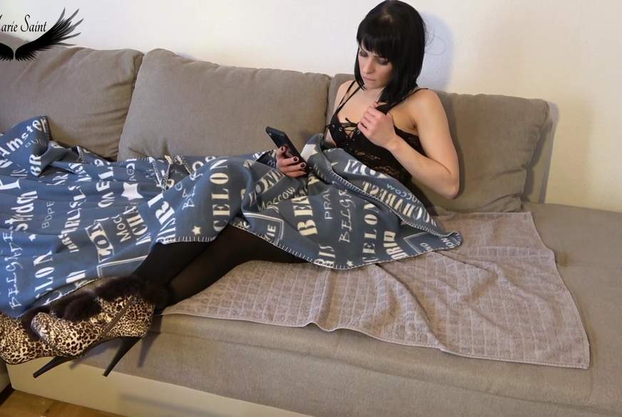 Mein erstes A**l Solo User Date Geplatzt Nylon und  HighHeels von MarieSaint