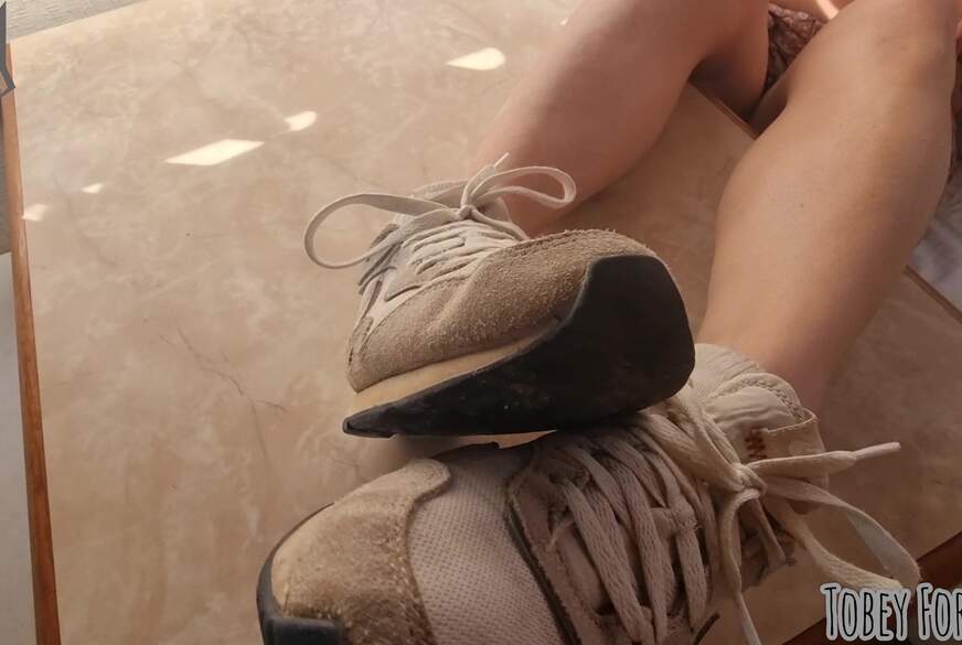 Marita - Shoejob Sockjob H*****b - c*m on shoes - POV von TobeyForReal pic4