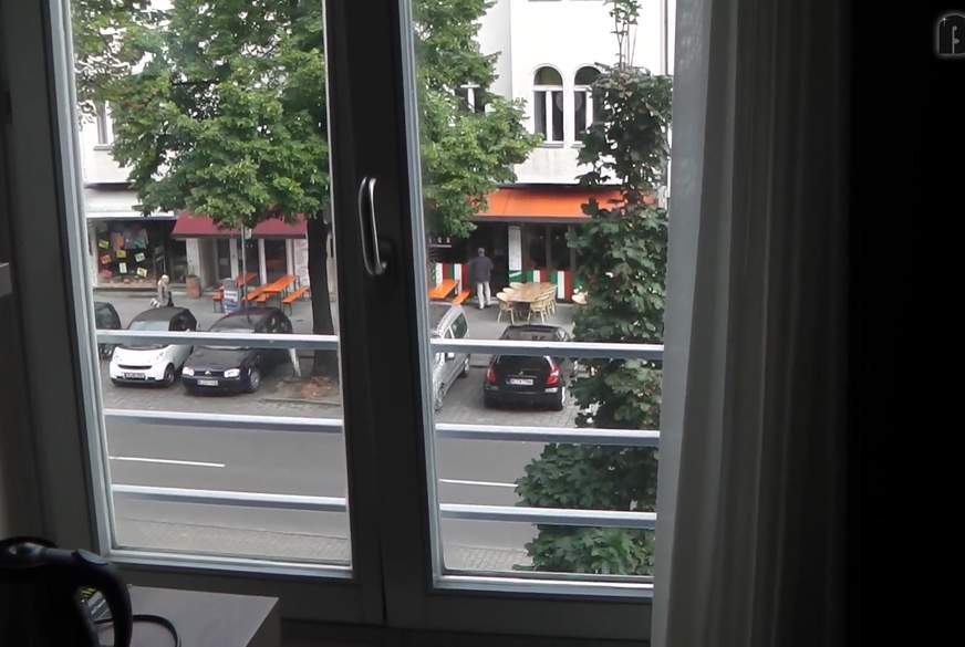 Am Hotelfenster in Berlin von HotAngelina