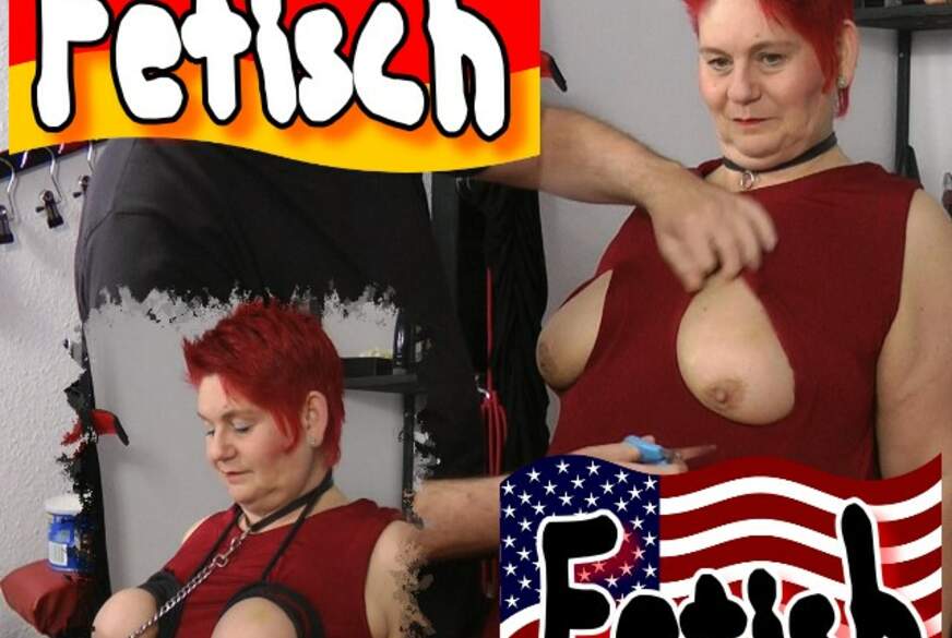 Kleid zerschnitten - Titten abgebunden von Annadevot