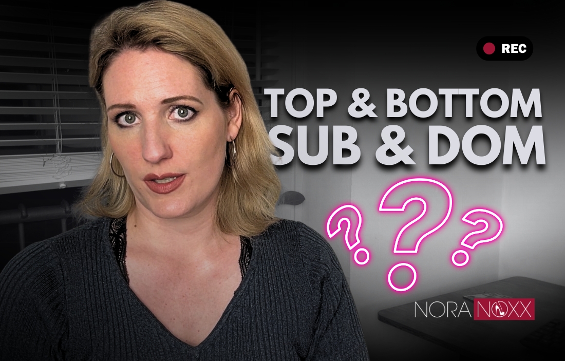 Nora erklärt Was bedeutet Top und Bottom oder auch Sub und Dom Top-Bottom, Dom-Sub, was genau meint das im BDSM eigentlich?  Hier gibt es einige Missverständnisse, auch wenn es um das Thema Verantwortung und Macht geht. Denn bei wem liegt die Macht wirklich und wie sollte man damit umgehen? Ein paar Gedanken dazu von mir  .