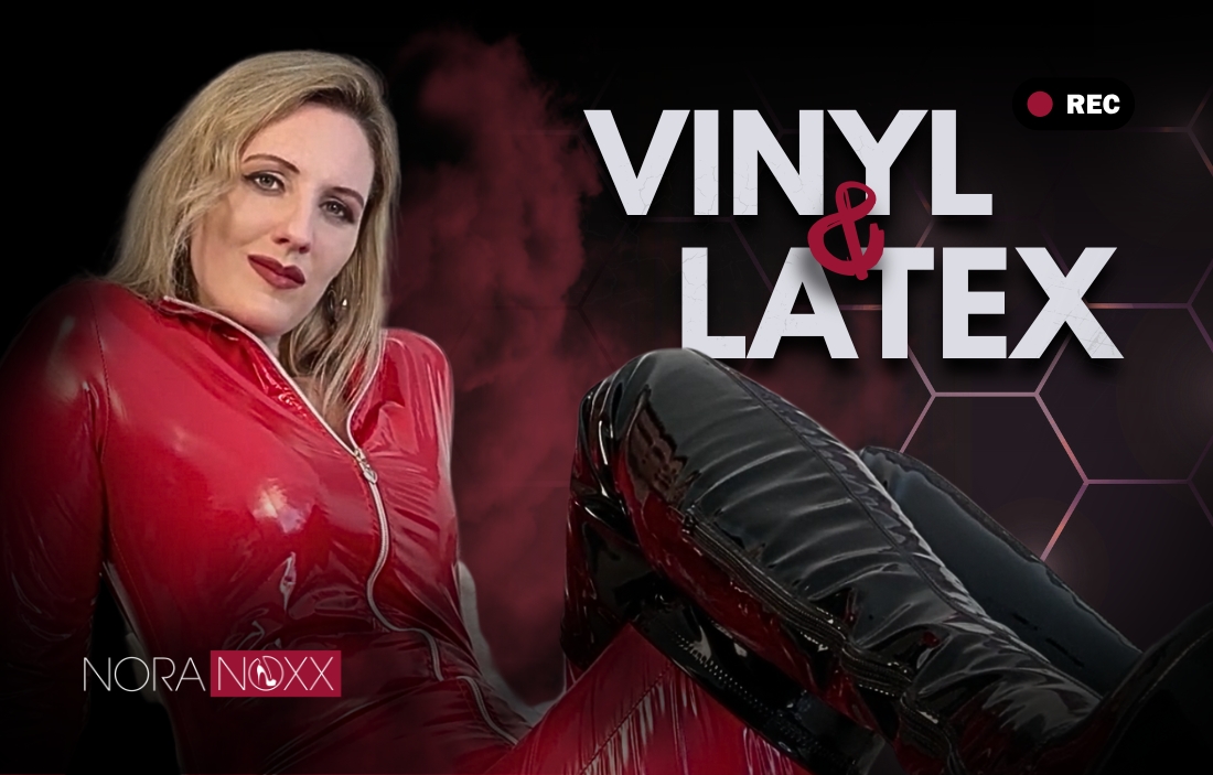 Do you like vinyl and latex? Would you like to serve your goddess and take care of it, pamper me in it or wear it yourself? Either way, the thought is sure to drive you crazy and so will the sight of me in this outfit... Because I look so fucking perfect in it but you will NEVER be allowed to touch it! So go on, get the video and let me fuck your brains out.