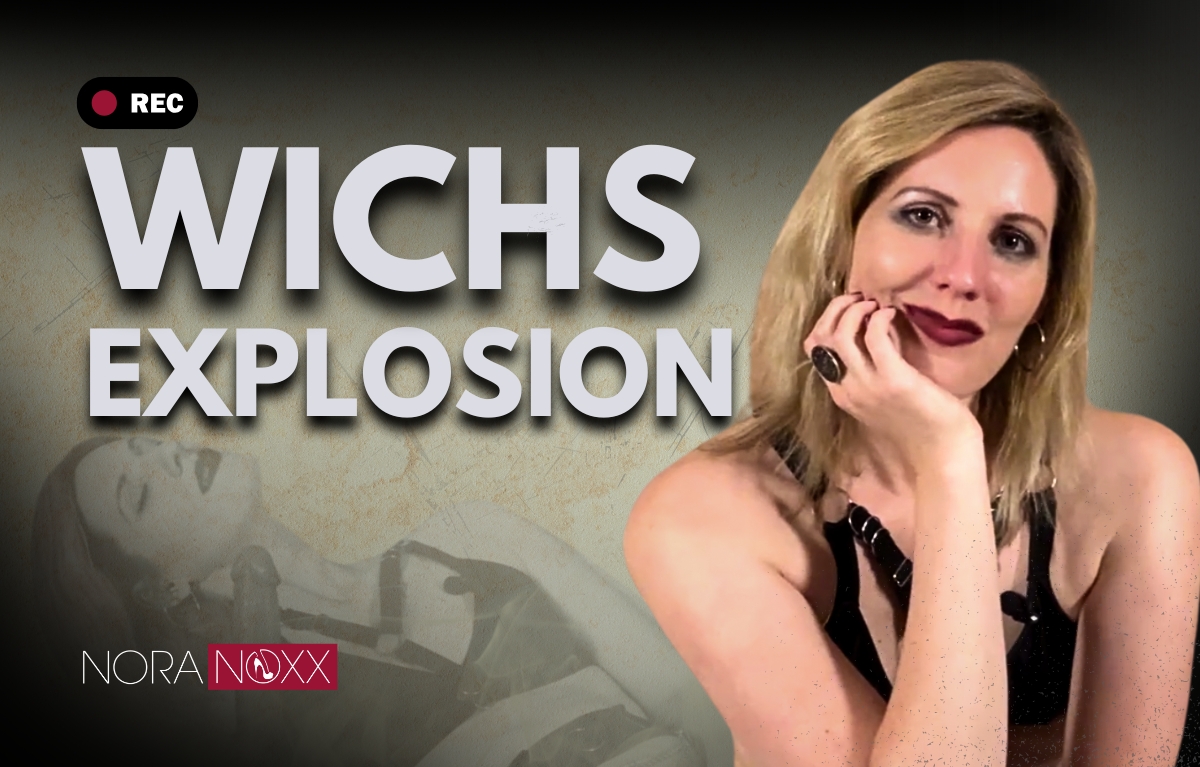 Die Wichsplosion Ich zeige dir genau wie du ihn zum explodieren bringst Ein heißes Outfit und ein geiler Dildo sind doch die besten Voraussetzungen um dir genau zu zeigen wie du deinen Schwanz abwichst. Ihn so richtig zum explodieren bringt, quasi eine Wichsplosion. Also, mach es dir gemütlich, hol ihn raus und genieße den Anblick  .