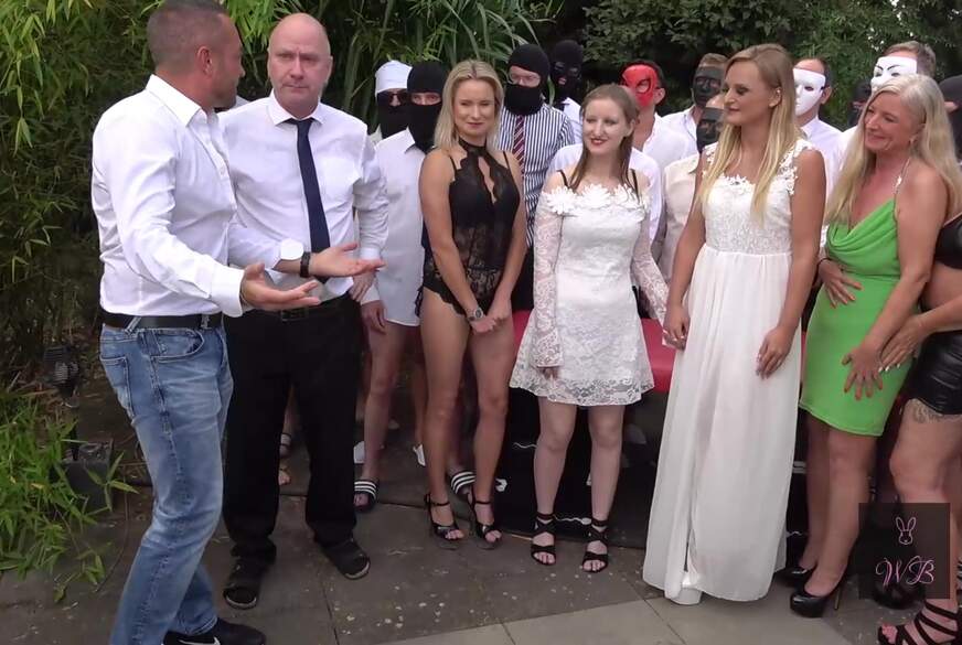 Wild-Bunny: Die geile Trauzeugin!! 20 S******e im Hochzeitsgarten!!