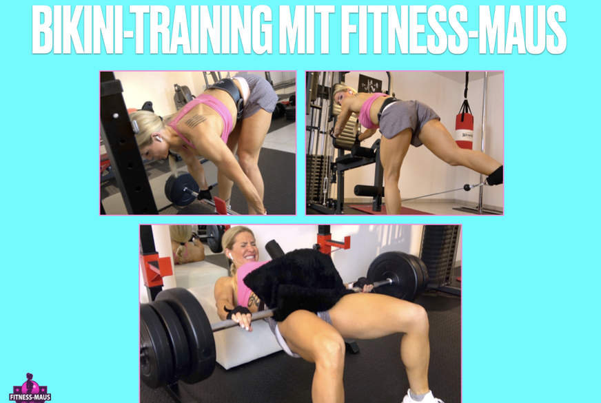 Fitness_Maus: BIKINI-TRAINING mit Fitness-Maus! CORONA SPEZIAL!