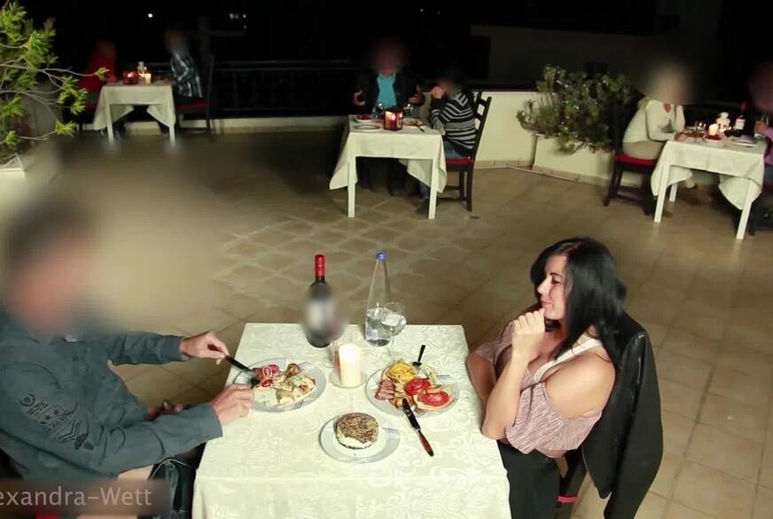 Alexandra-Wett: PUBLIK! AUCH IM RESTAURANT, VOR DEN GÄSTEN WIRD G*****t!