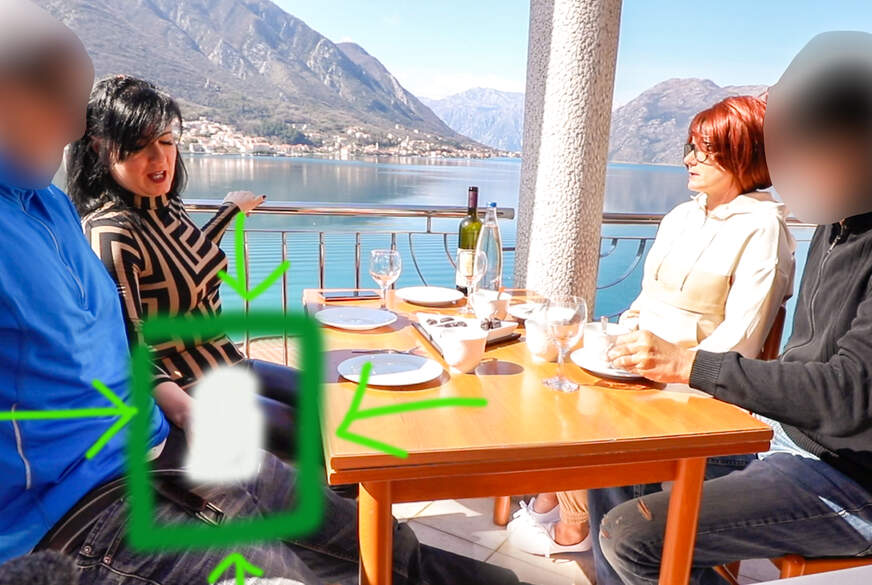 Alexandra-Wett: PUBLIK EXTREM! GEILEN S*****z UNTER DEM TISCH ZUM S******n GEBRACHT