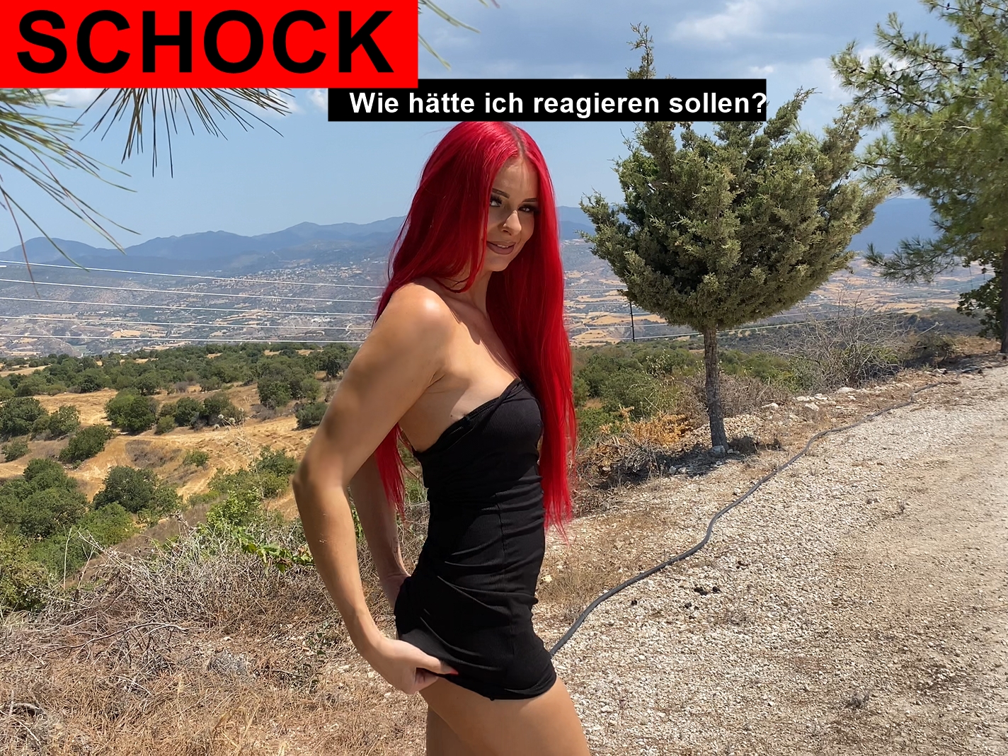 SCHOCK! Wie hätte ich reagieren sollen? Ich war alleine spazieren und mir ist mein Kleid andauernd hoch gerutscht, zum Glück waren keiner da, der es gesehen hat. Dachte ich... Mich hat die ganze Zeit ein fremder Mann verfolgt und auch noch heimlich alles gefilmt, was ich gemacht hab!!! Hab ihn erst einige Minuten später gesehen. Ich war so geschockt, dass ich nicht wirklich wusste, was ich sagen sollte. Wärst du auch so dreist oder hättest du sofort mitgemacht???