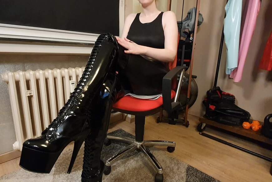 Leder Wetlook Domina  Ditytalk! von Lisa-s**k