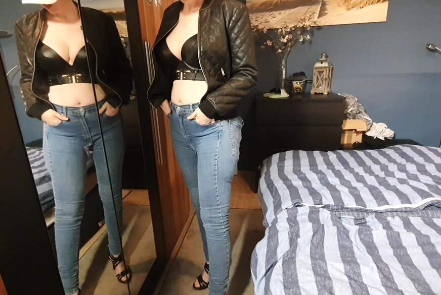 Lisa-s**k: C******e für Lederjacken-Jeans-Girl!!!