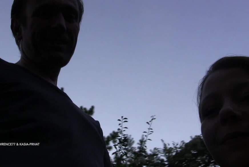 Kasia-Lawrence: Geile Outdoor-Action - D*******t-B**wjob mit extra viel S****e