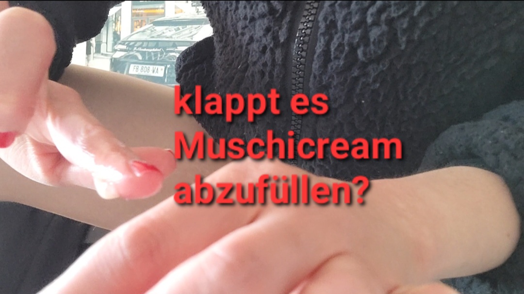 Klappt es Muschiscream abzufüllen Man(n) darf nix verschwenden! Daher habe ich versucht meine Muschicream abzufüllen! Wie gut das geklappt hat? Schaust dir an!
