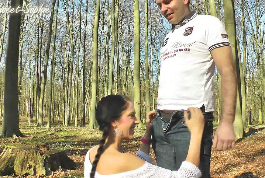 Sweet-Sophie: T******r im Wald g*****t