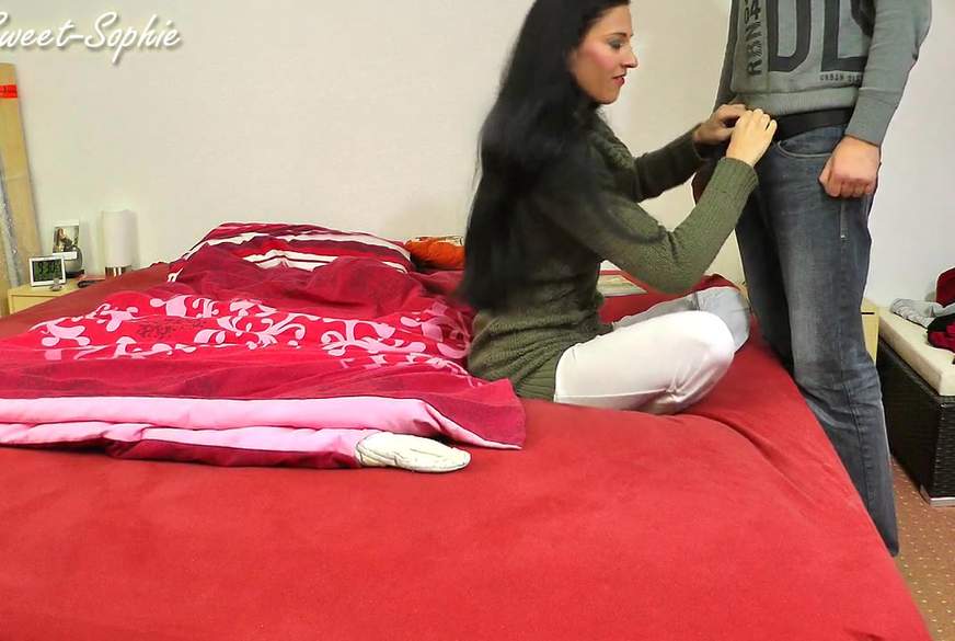 Sweet-Sophie: Fürs Schneeschieben geil bedankt