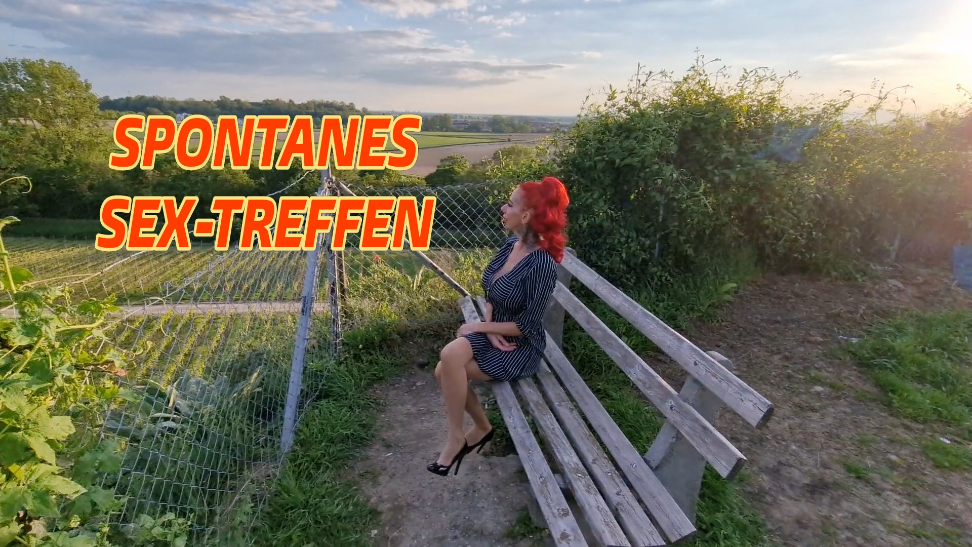 Spontanes Sex-Treffen Ich hatte jetzt 4 Wochen kein Sex mehr und sein Schwanz hat mir auf den BIldern schon sehr gut gefallen. Den wollte ich jetzt mal zum Probe ficken. 
Ich wusste ja schon vom schreiben, das ihm Strumpfhosen gefallen und was mich da für ein harter praller Schwanz erwarten würde....
deswegen hatte ich einfach spontan Bock auf einen Strumphosenfick .
#strumpfhose#outdoorsex#highheels