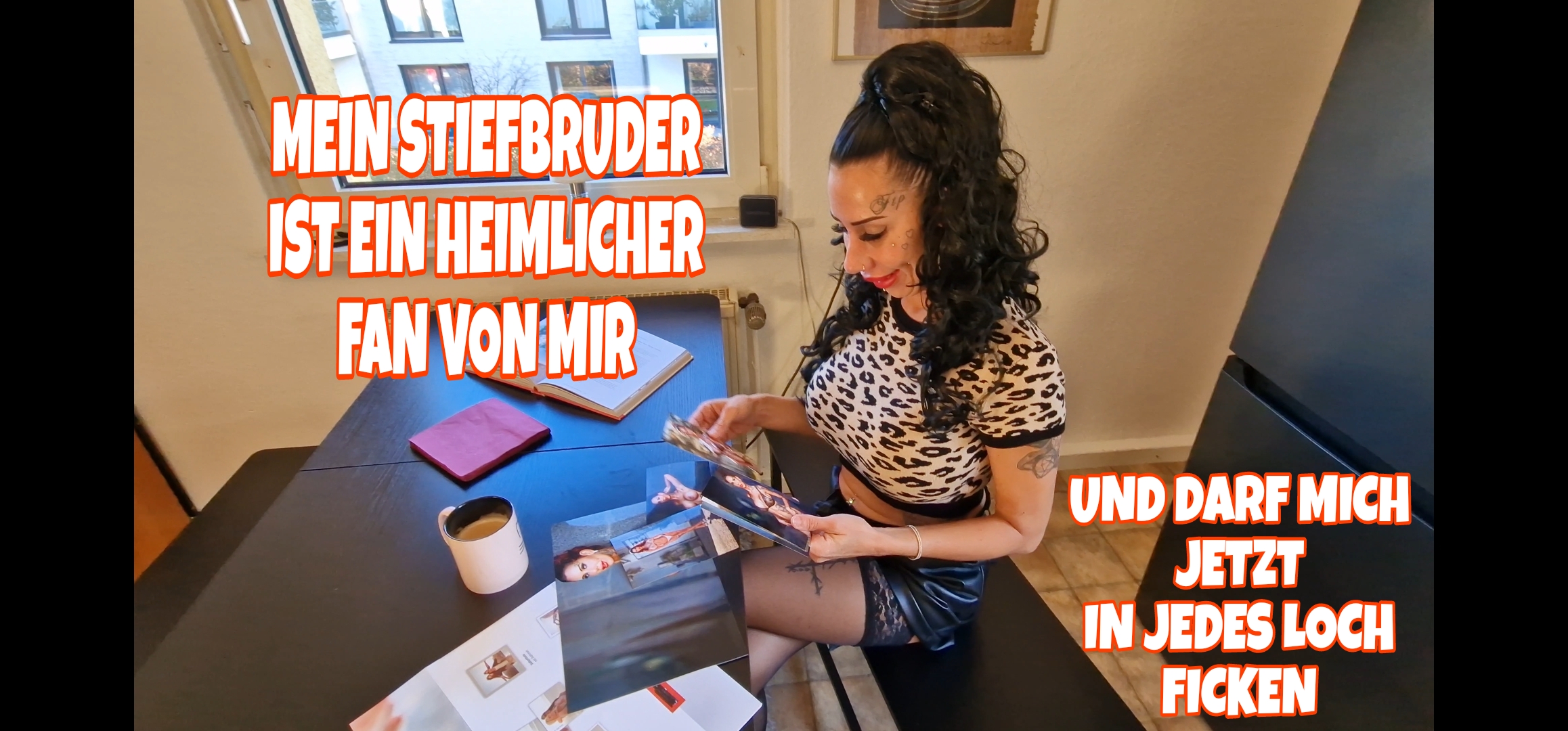 Wow, also damit hätte ich jetzt auch nicht gerechnet ... gestern hab ich bei meinem Stiefbruder tatsächlich Nacktfotos von mir gefunden. Warum denn das ? Er findet mich sooo Hot und schaut sich immer wieder meine geilen Videos an! Mein Stiefbruder ist wohl ein kleiner heimlicher Candy Suck Fan geworden ^^ Dann weiß er ja auch was ich am liebsten mag