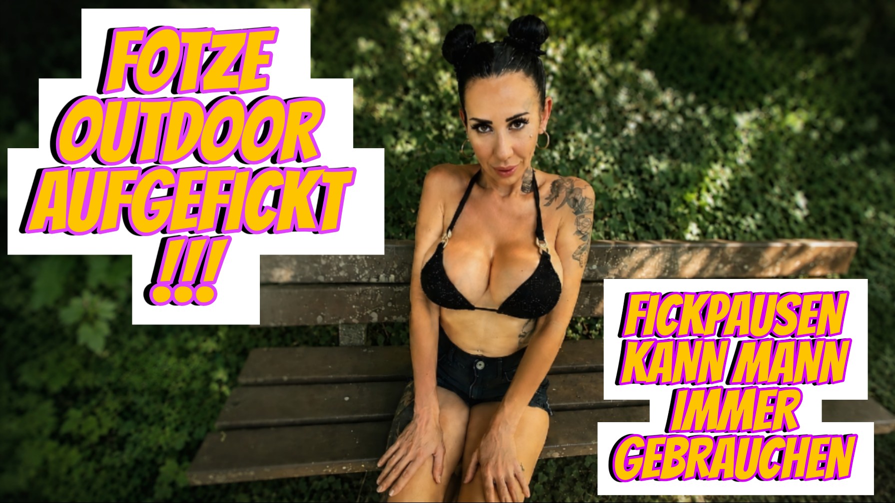 Fotze Outdoor aufgefick!! Fickpausen kann Mann immer gebrauchen!!! Es ist heute einfach viel zu heiß Also gönnen wir uns erstmal eine kleine Pause und machen es uns gemütlich… ganz entspannt, nur wir zwei Ich zeig dir erstmal mein Outfit, tease dich ein bisschen und genieße jeden Blick Die Stimmung wird immer lockerer und dein schwanz immer härter! Ich spiele etwas mit ihm bis er endlich tief in meine feucht pussy eindringt ... am ende bekomme ich deine geile heiße ficksahne als dankeschön!!