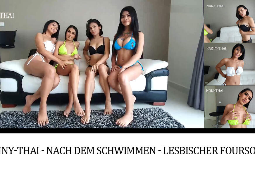 Jenny-Thai - Geiler Lesben Foursome mit Noki-Thai, Party-Thai und Nara-Thai von Jenny-Thai pic1