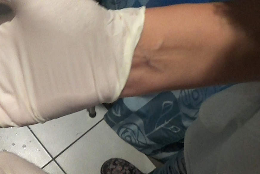 Jeanss*****z und Latexhandschuhe C*****t von healthymale