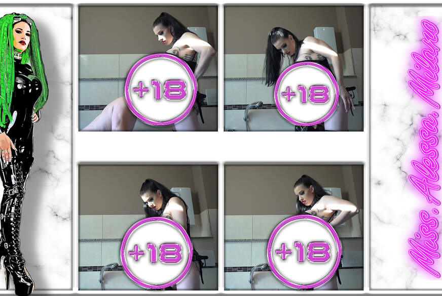 Sklave versaut in Badewanne mit meine S*****n von MissAlessaMilano