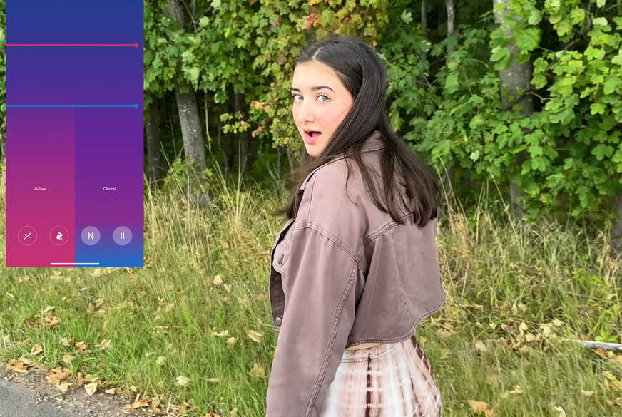 LeahSnuSnu: Spaziergang mit Dildo in der P***y eskaliert!! Im Wald g*****t und ins Gesicht g******t!