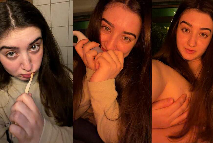 LeahSnuSnu: Zähne putzen, Vibrator! Meine versaute Abendroutine!!