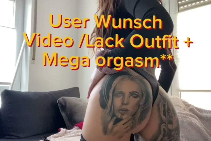 Blackrosee: Lack outfit mit high heels