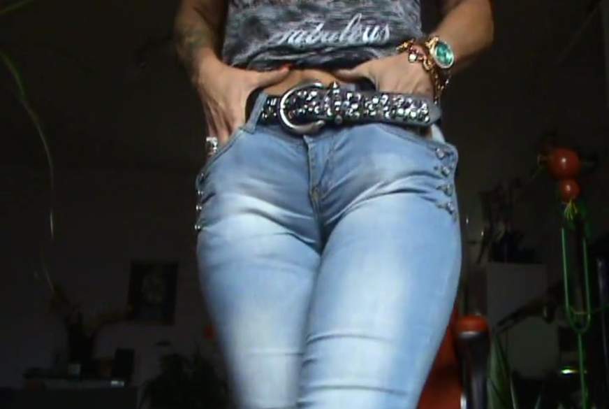 ..neue Jeans eingeweiht!Ns-Posing-Dirty-Talk!! von Sachsenlady