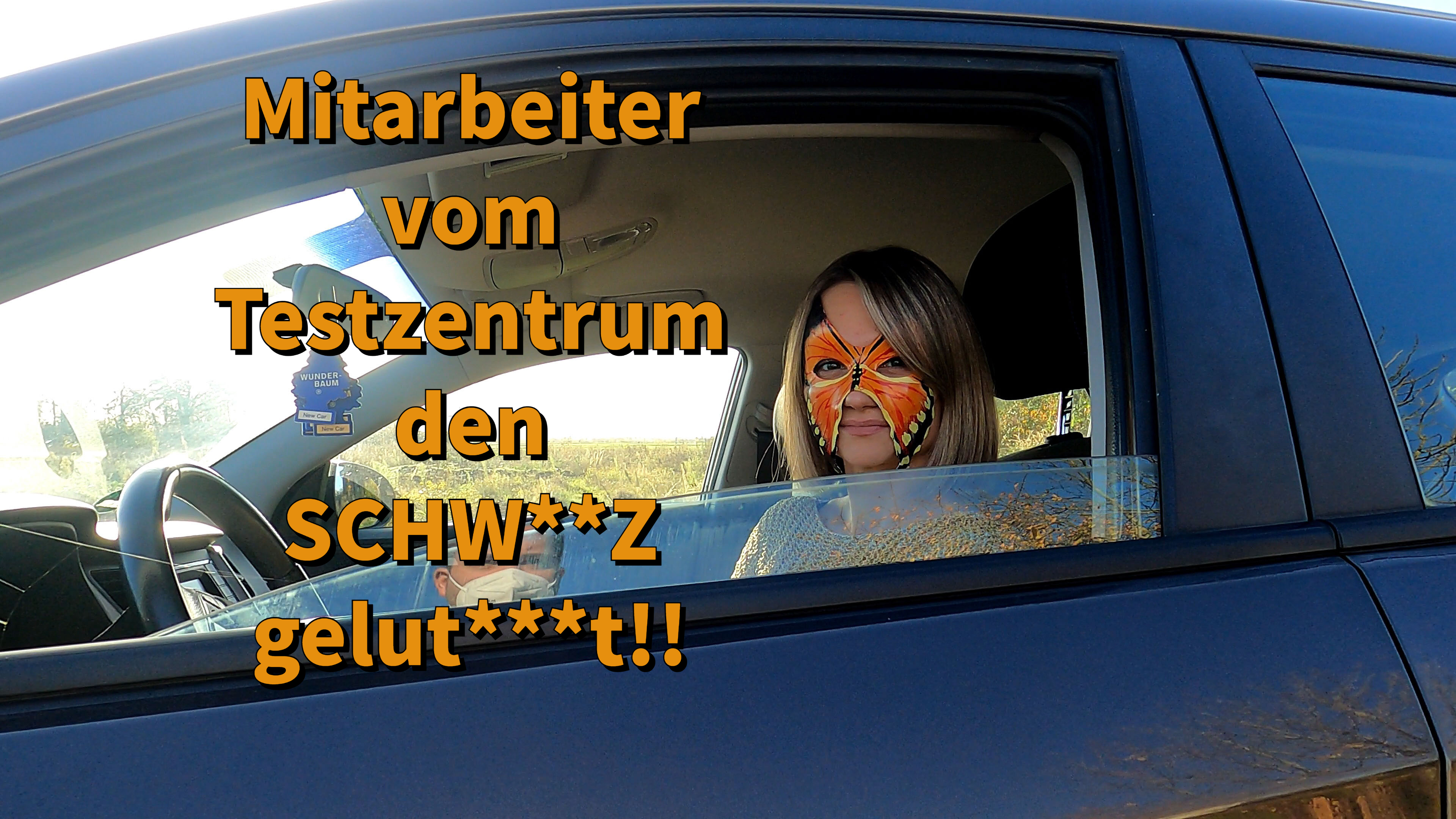 Heute wollte ich eigentlich nur einen Corona Test im Drive in Testcentrum machen lassen... irgendwie habe ich mich beim oralen Abstrich etwas angestellt und dann auch noch gesagt das ich mich bei schwänzen im Mund nicht so anstellen würde, Zack, hatte ich seinen Schwanz tief in meinem Mund und mir wurde die volle Ladung ins Gesicht und Mund gewichst!