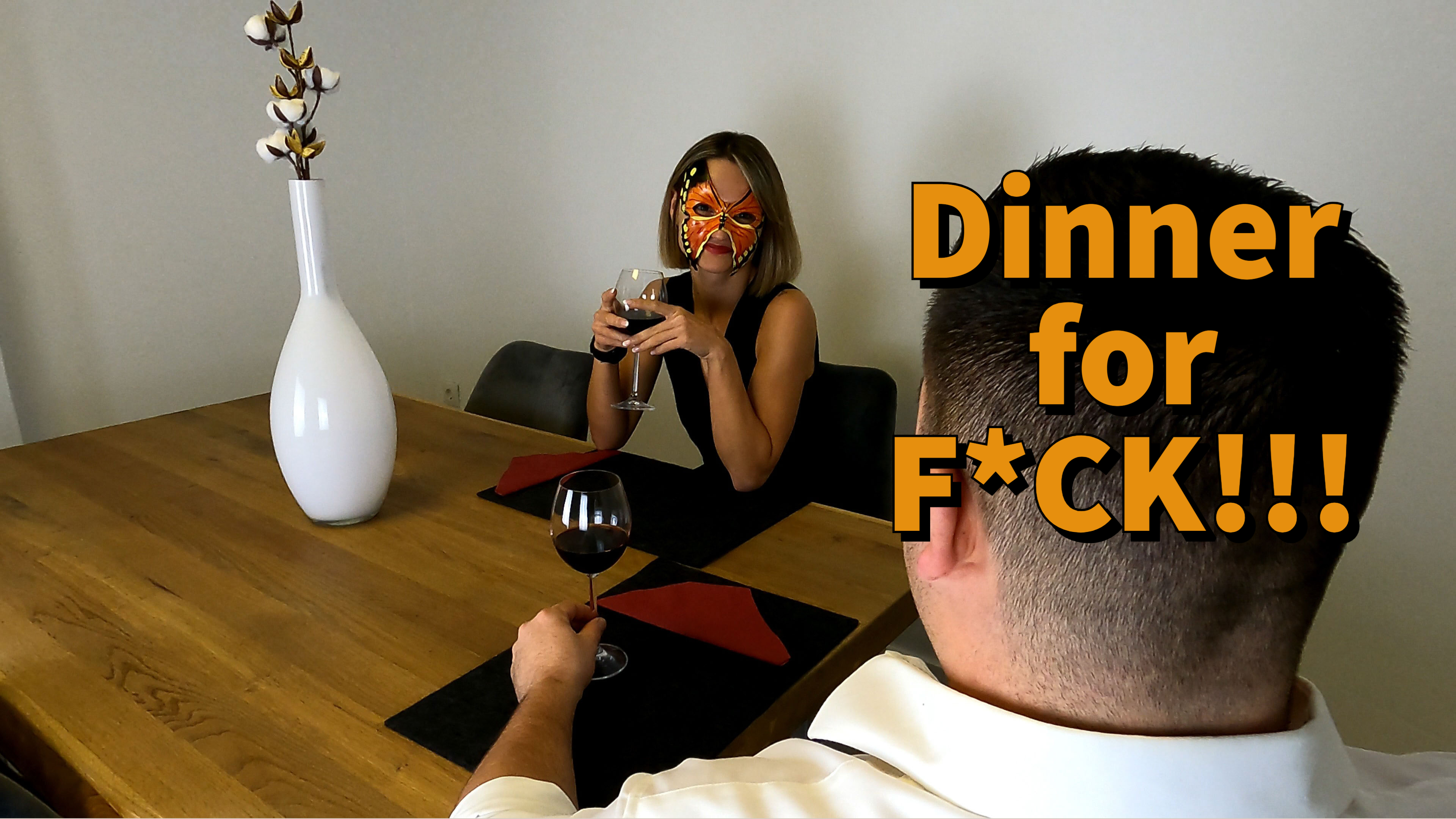 Dinner for FUCK !! Zum Nachtisch DURCHGEFICKT! Da für mich so gut gekocht wurde, habe ich mich doch glatt zum Nachtisch angeboten und ordentlich auf dem Esstisch durchficken lassen. Zum Schluss gab es noch eine riesige Ladung Wichse für mich! Wie hat dir der Nachtisch geschmeckt?