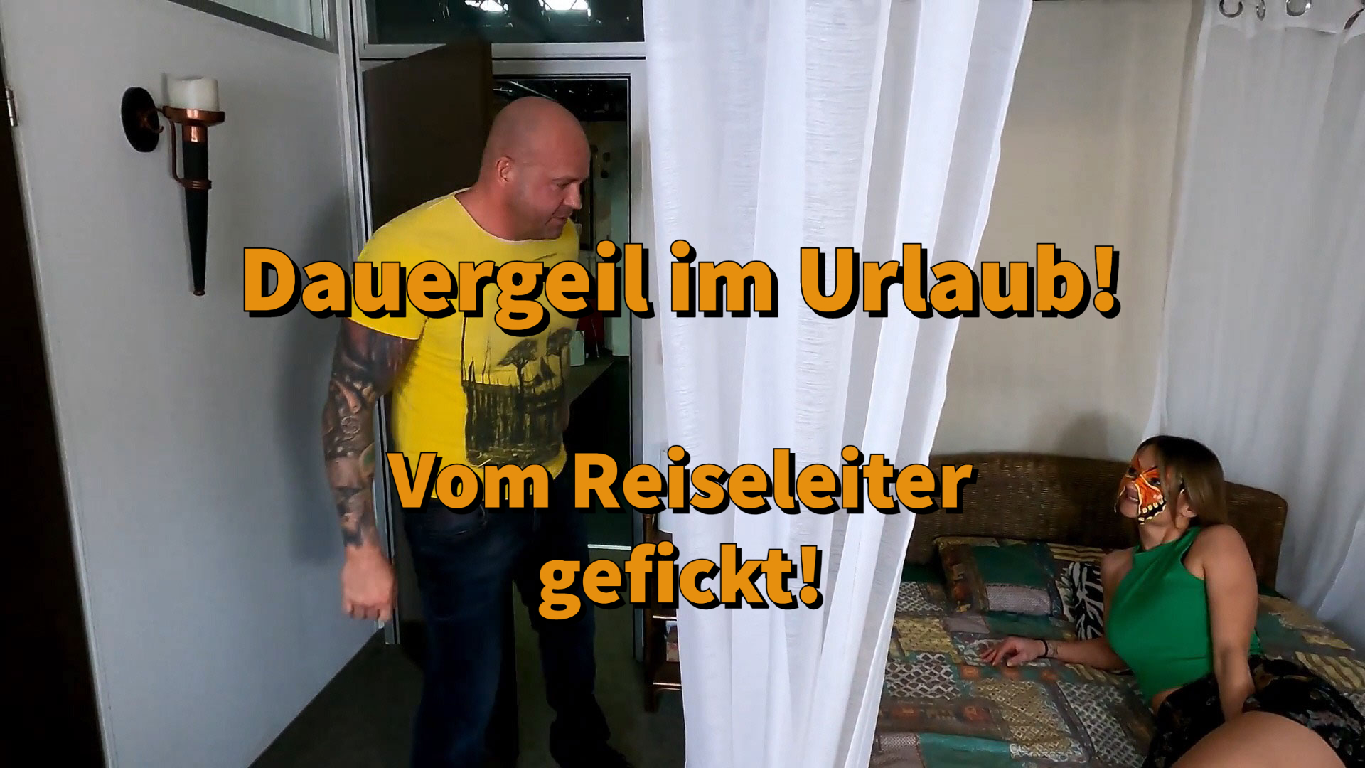 Dauergeil im Urlaub! Vom Reiseleiter gefickt! Ich liege gerade in meinem Hotelzimmer im Bett und bin mal wieder total geil! Ich will es mir gerade selbst besorgen, doch wie gerufen steht plötzlich der Reiseleiter in der Tür, um mir bescheid zu sagen, dass mein Ausflug gleich los geht. Gut, das noch etwas Zeit ist, denn vorher will ich mich noch ein bisschen vergnügen! Jetzt wo der Reiseleiter da ist, muss ich das auch gar nicht mehr alleinie, denn es geht doch nichts über einen richtig geilen Fick! Würdest du mich auch so spontan ficken wollen, wenn ich mal weider total geil bin?