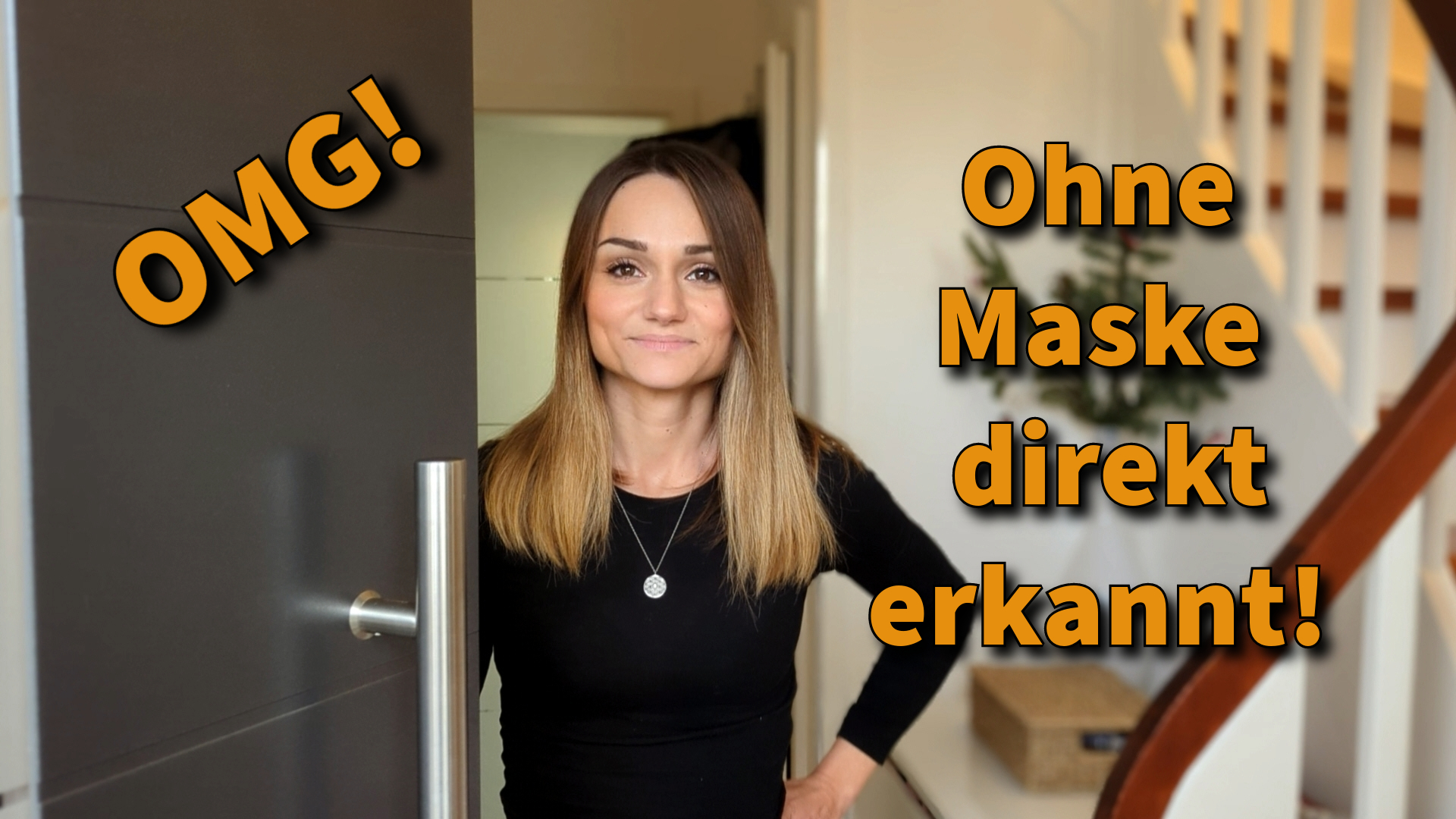 Nichtsahnend öffne ich als es klingelt die Haustüre , als mich plötzlich jemand aus der Nachberschafft mit meinem \