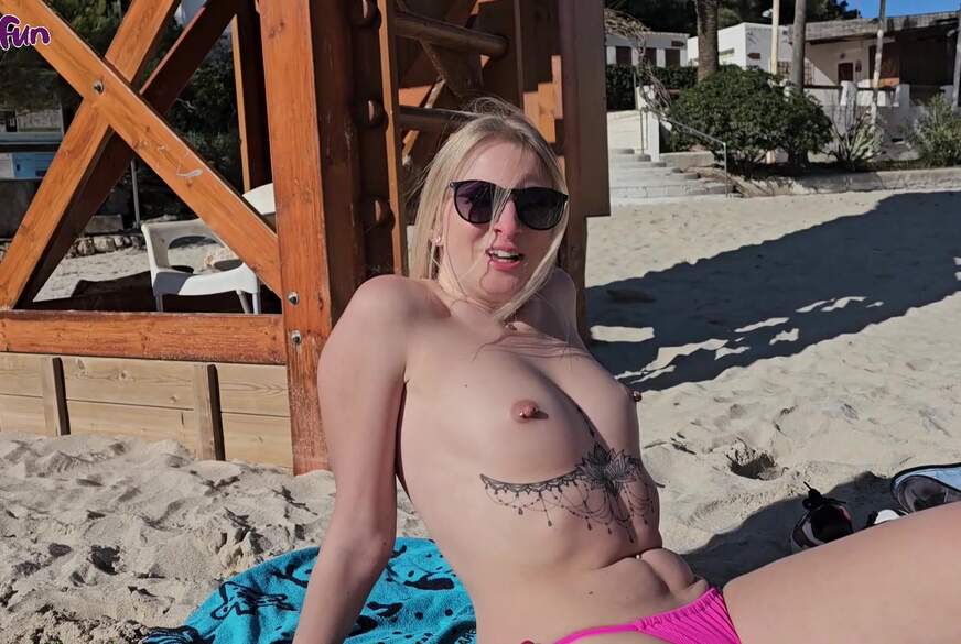 STRANDb***h abgeschleppt und DIREKT in die F***e g*******t von Lady-Tamara pic4