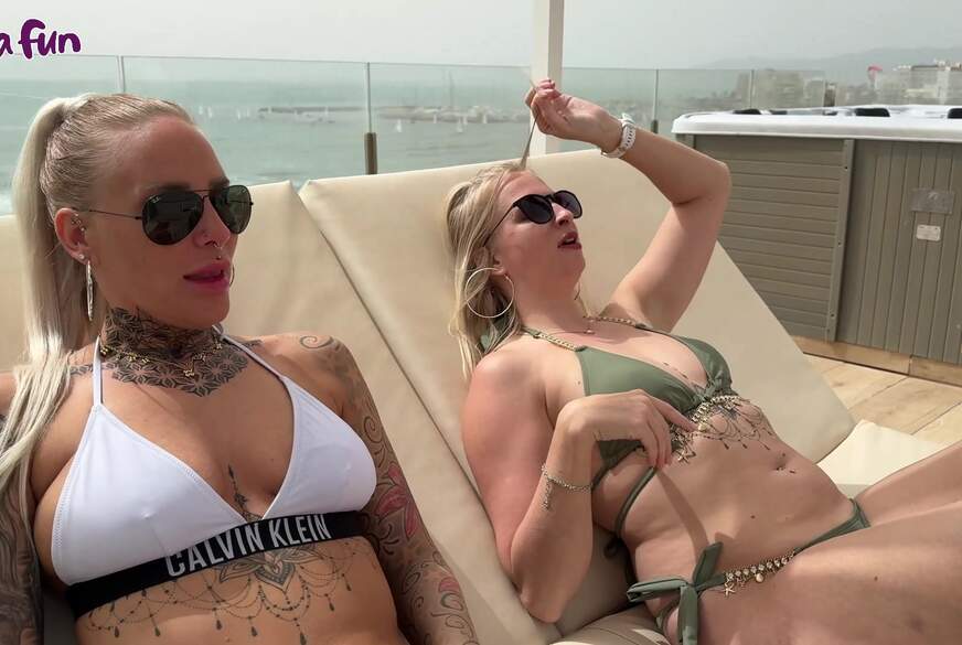 Zwei heiße B*****s verführen Poolboy von Lady-Tamara pic2
