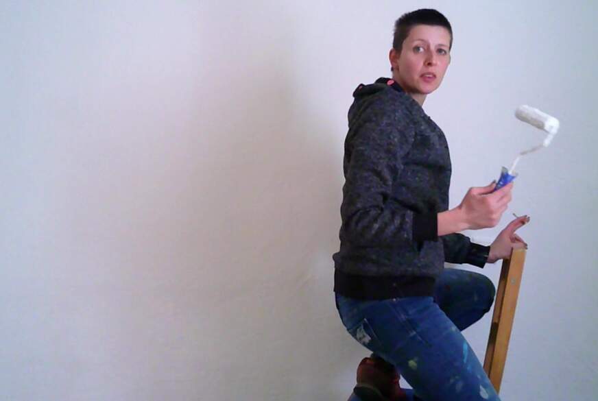 Sexy-Dany: Beim Malern in die Hose g*****t.