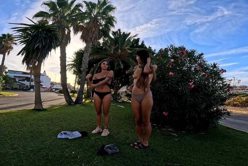 NaughtyPocahontas: Beautiful slim Latinas in public naked, masturbation, s****ting