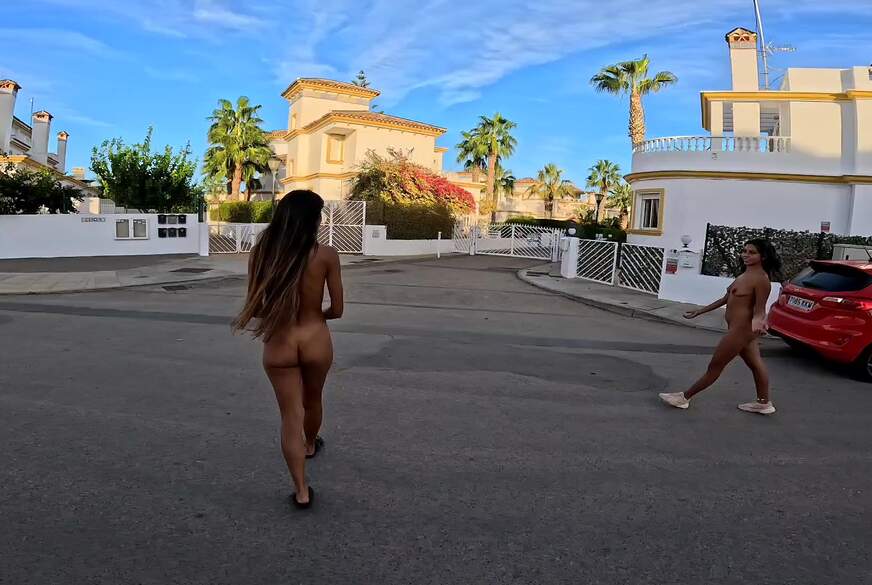 NaughtyPocahontas: Beautiful slim Latinas in public naked, masturbation, s****ting