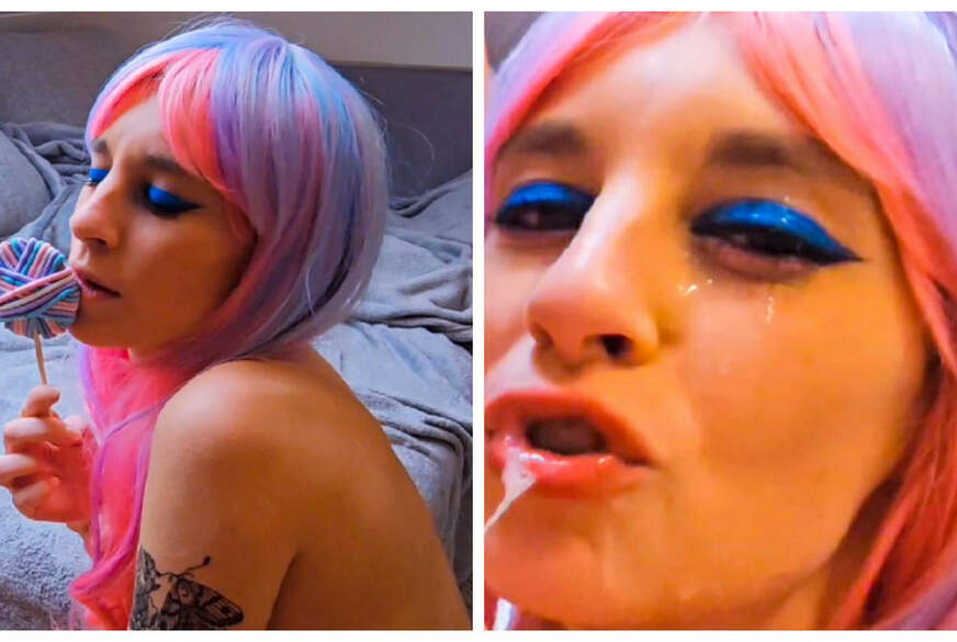 Ivy-Rainbow: S*****z her und in den Mund g*****t!