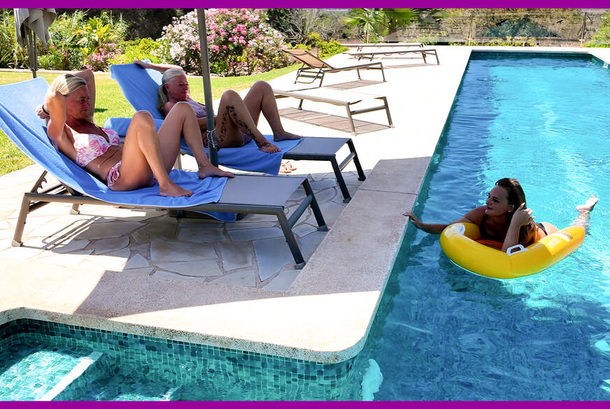 Lina-Mila: DIRTY TINA WELTPREMIERE?! FFF LESBO TRIBBING F*********g OUTDOOR 3ER!!!