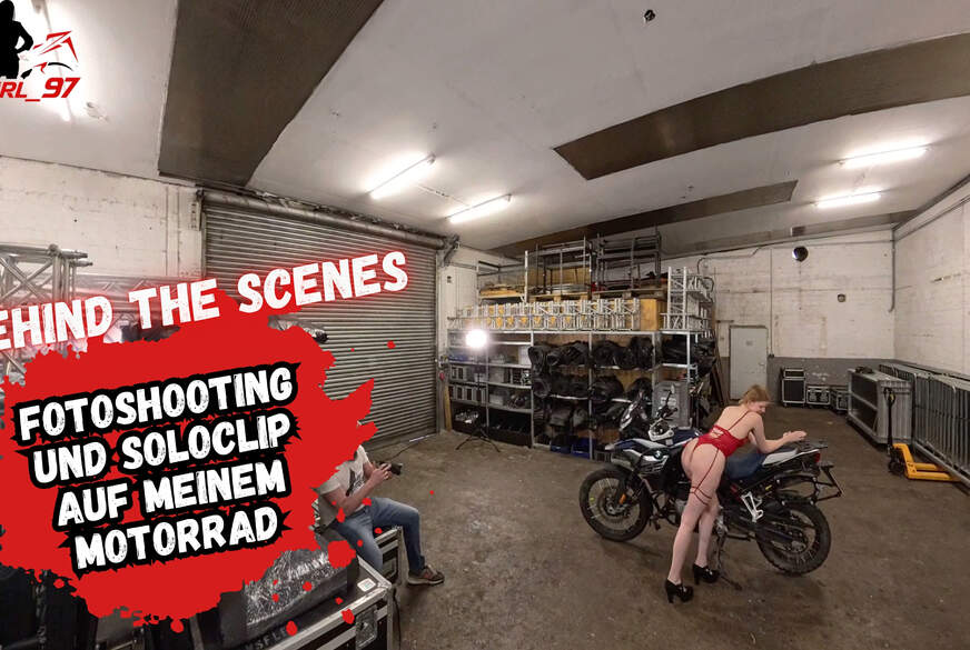 Bikergirl-97: Hinter den Kulissen beim Shooting und Porno Dreh!