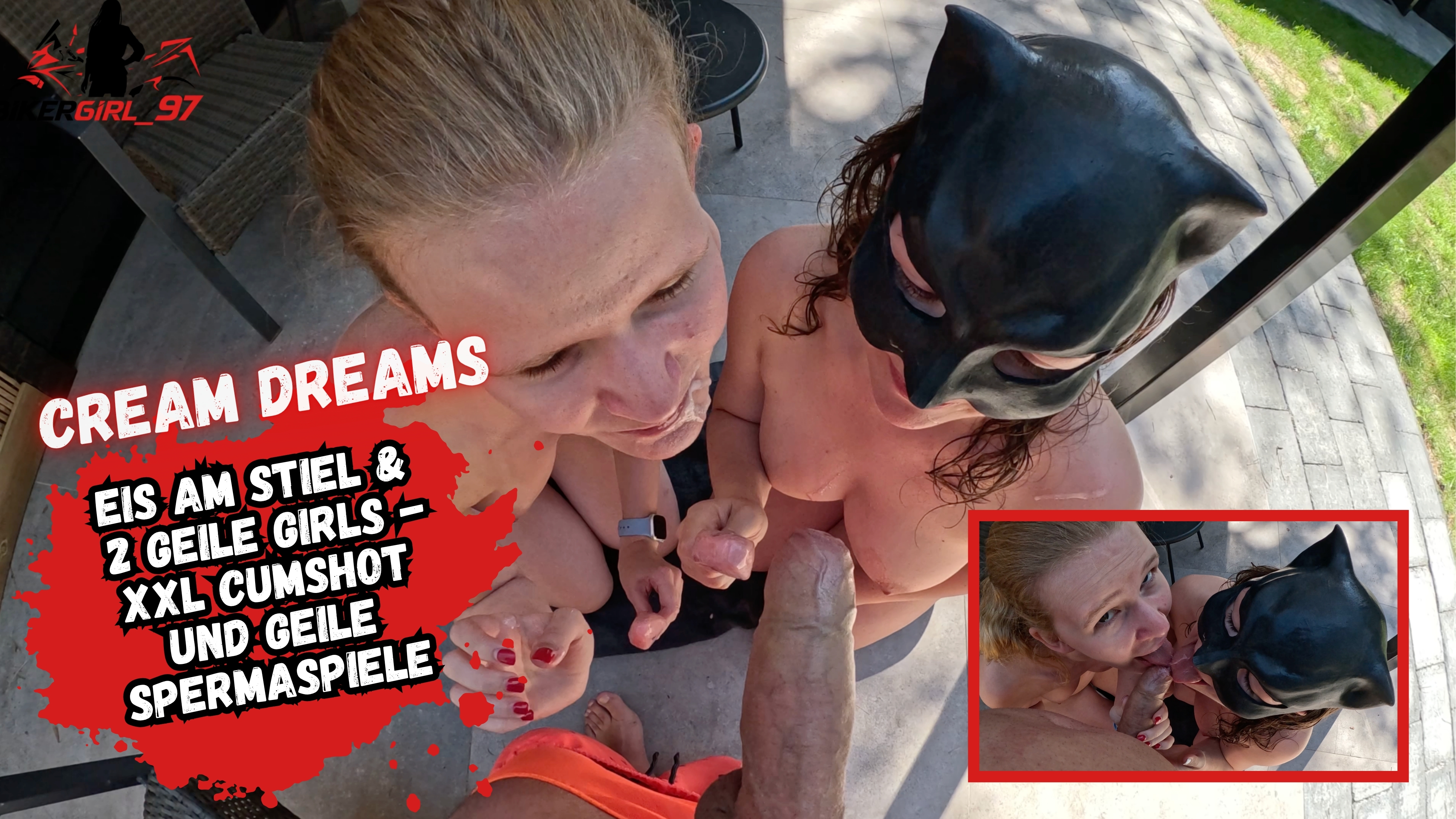 Cream Dreams, junge Teen Schlampen lecken nicht nur die Sa Was für eine geile Abkühlung bei dem heißen Wetter am Eis zu schlecken!