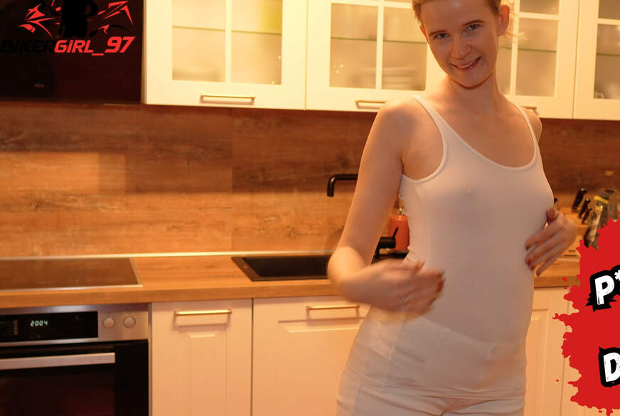 P*****ses Selbsta******n in weißer Jeans und weißem Top eskaliert! von Bikergirl-97